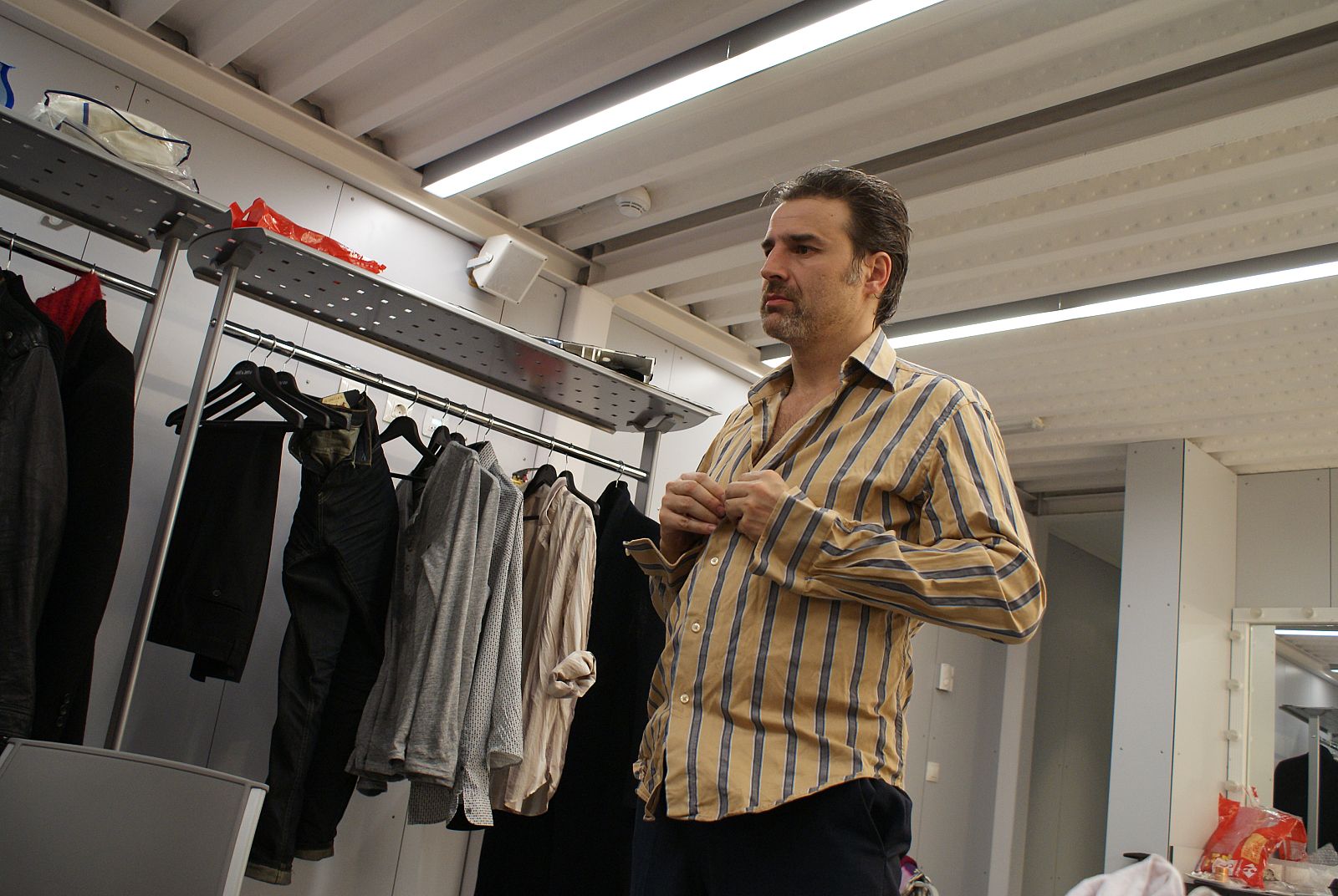 Alberto San Juan, al término de la entrevista con RTVE.es.