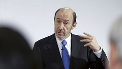 Rubalcaba descarta ya una tercera candidatura y cree tener una mayoría de delegados