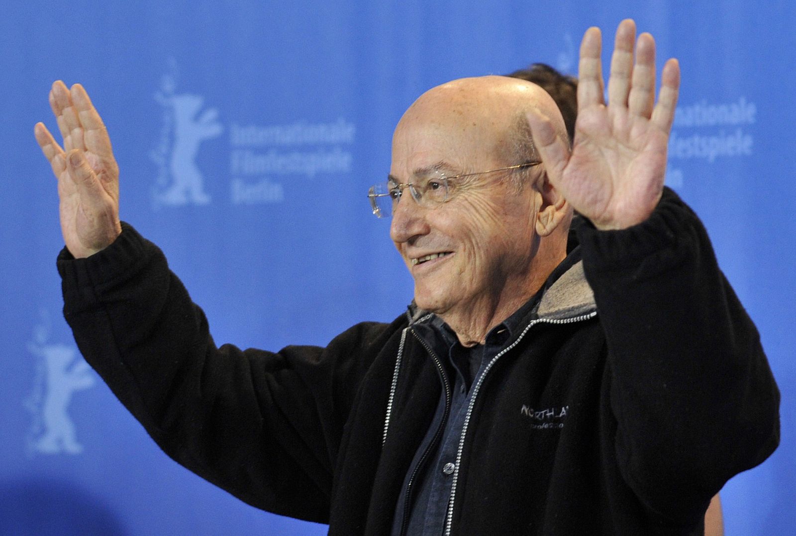 El director Theo Angelopoulos, en el Festival de Berlín del año 2009.