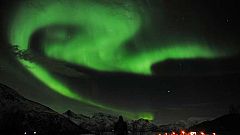 Espectaculares auroras boreales llegan de la mano de una intensa tormenta solar