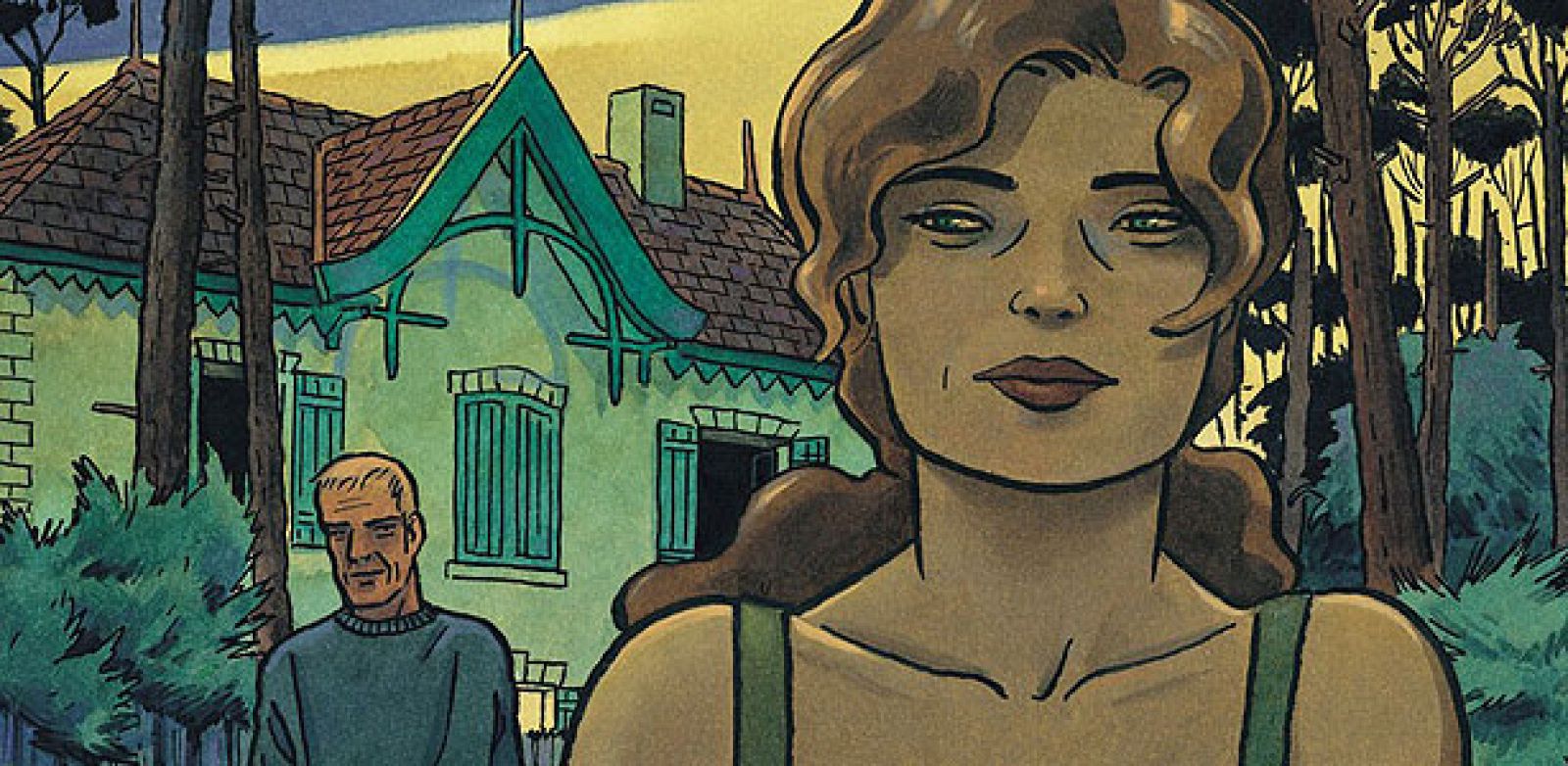 Fragmento de la portada del primer tomo de 'Quelques mois à l'amélie', de Jean-Claude Denis