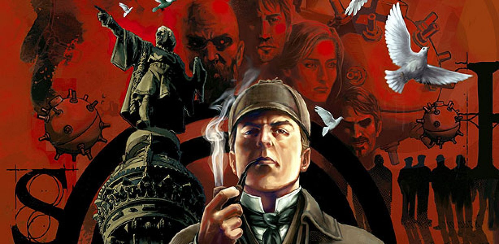 Imagen de 'Sherlock Holmes, la conspiración de Barcelona', de Sergio Colomino y Jordi Palomé