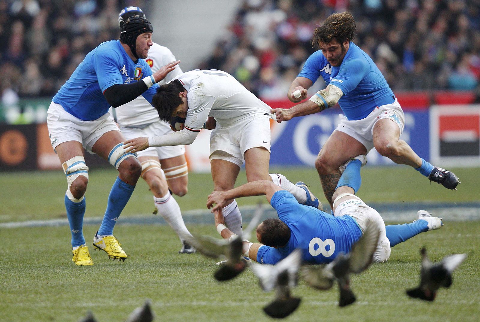 Partido inaugural del Torneo Seis Naciones.