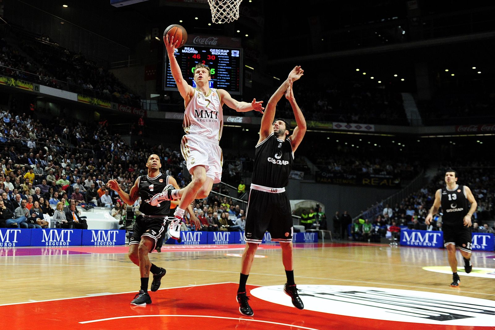 Partido de la Euroliga Real Madrid - Gescrap Bizkaia