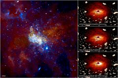 El agujero negro del centro de la Vía Láctea atrae y engulle millones de asteroides
