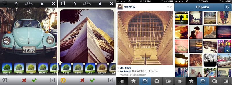 Instagram permite aplicar los filtros en tiempo real