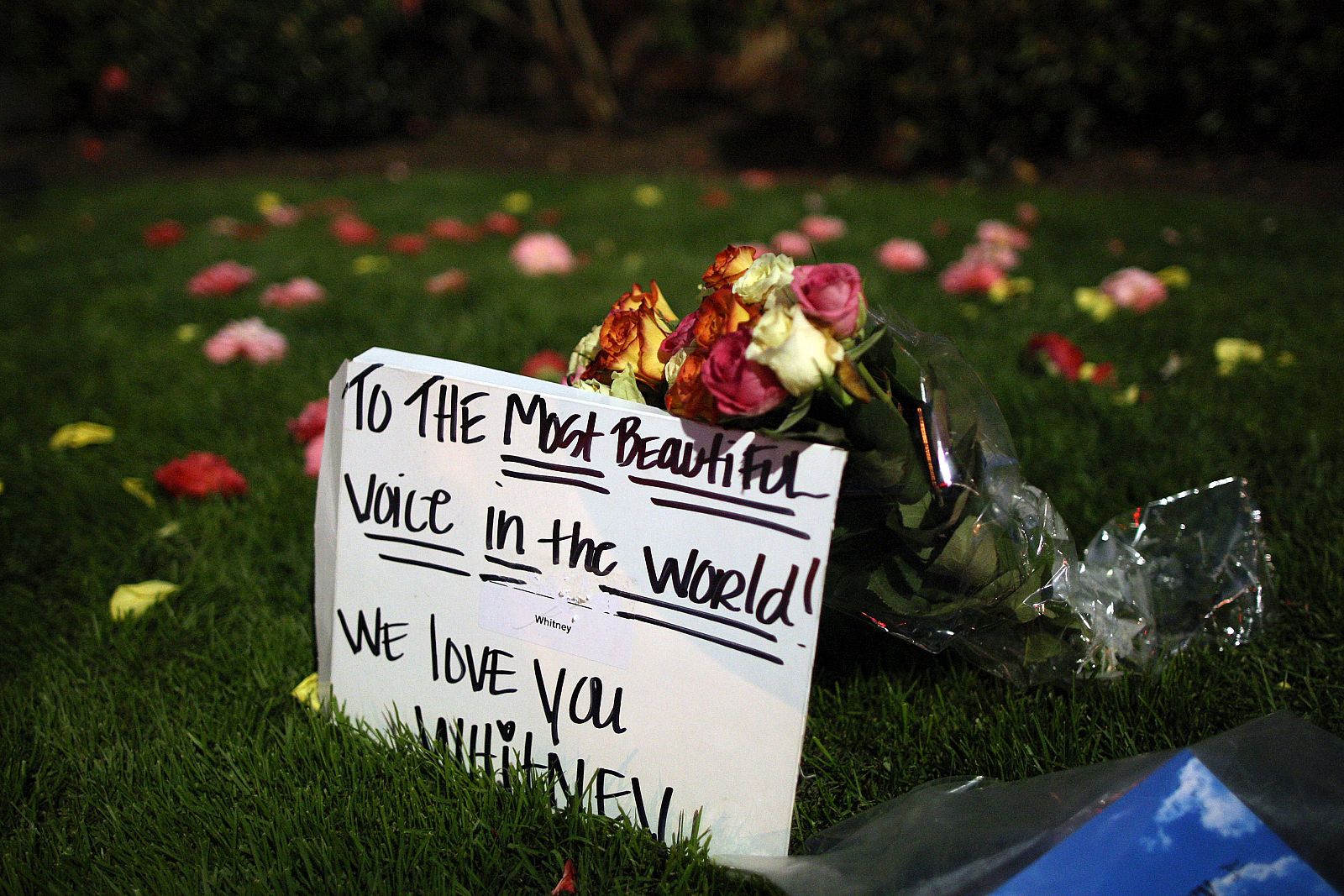 Miles de personas siguen llorando la muerte de Whitney Houston