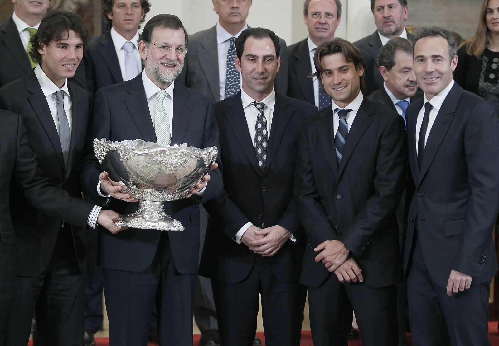RAJOY RECIBE A LOS CAMPEONES DE LA COPA DAVIS 2011