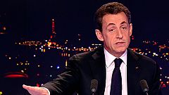 Sarkozy lanza oficialmente su campaña en 'prime time' para recuperar la iniciativa frente a Hollande