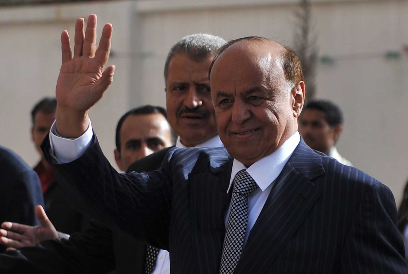 Abdo Rabu Mansur Hadi, vicepresidente yemení y único candidato en las elecciones presidenciales