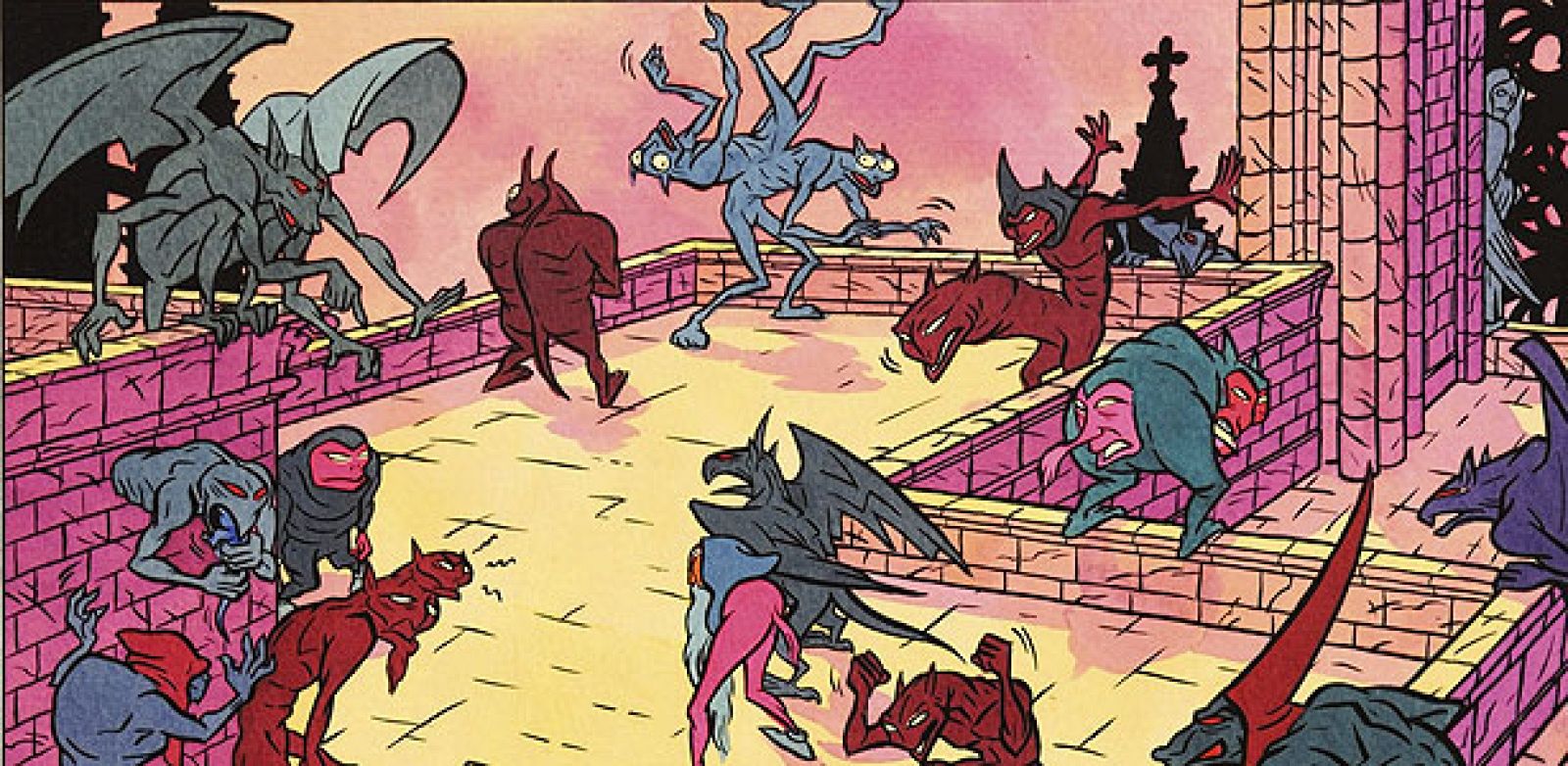 Fragmento de una página de "Algo grotesco", del dibujante Francesc Capdevilla, Max