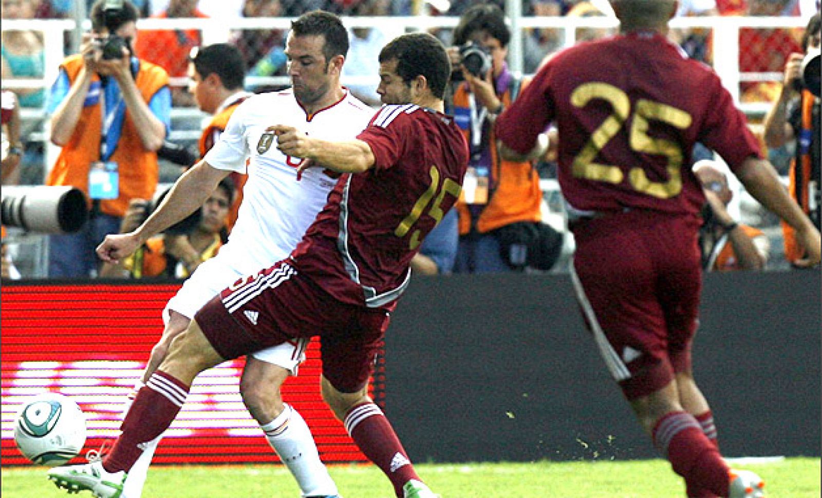 Una imagen del último Venezuela - España