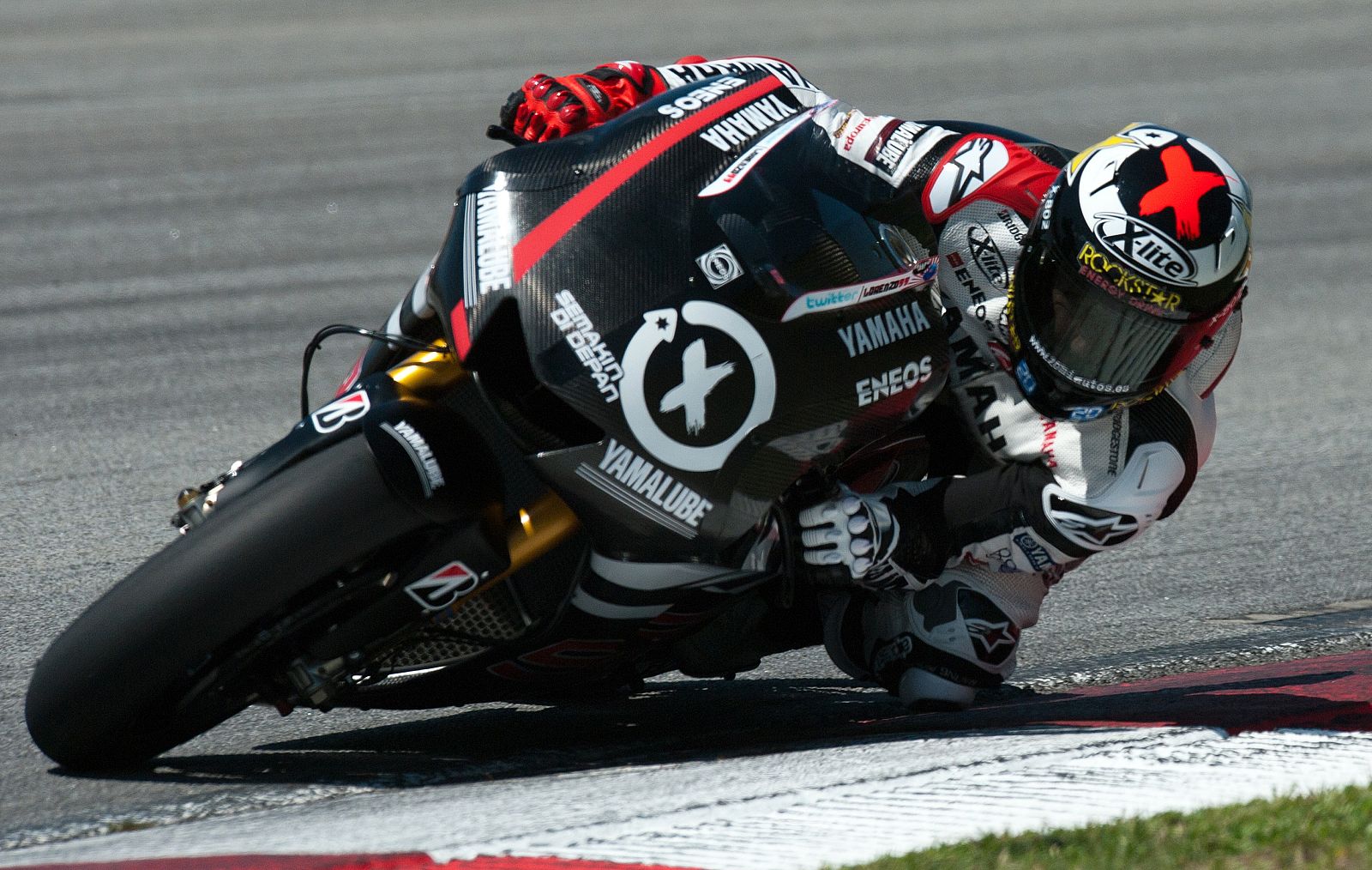 Jorge Lorenzo, en los entrenamientos de Sepang.