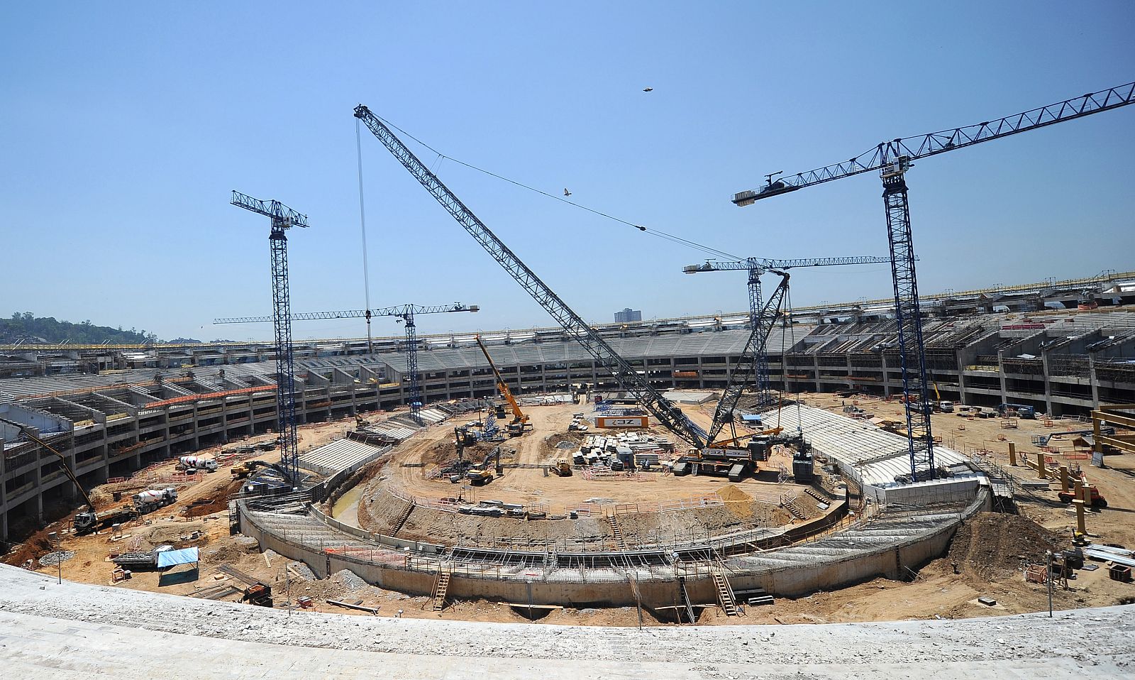 Obras del estadio Maracaná