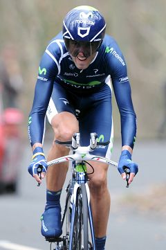 Valverde se deja medio minuto en la crono que abre la Paris-Niza