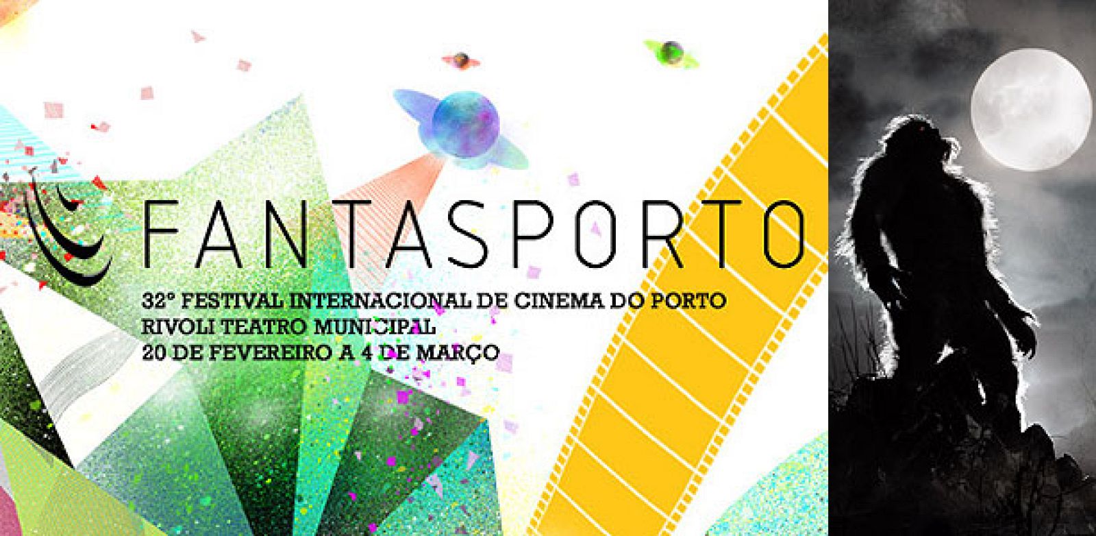 Cartel de Fantasporto y  fotografía de 'Lobos de Arga'