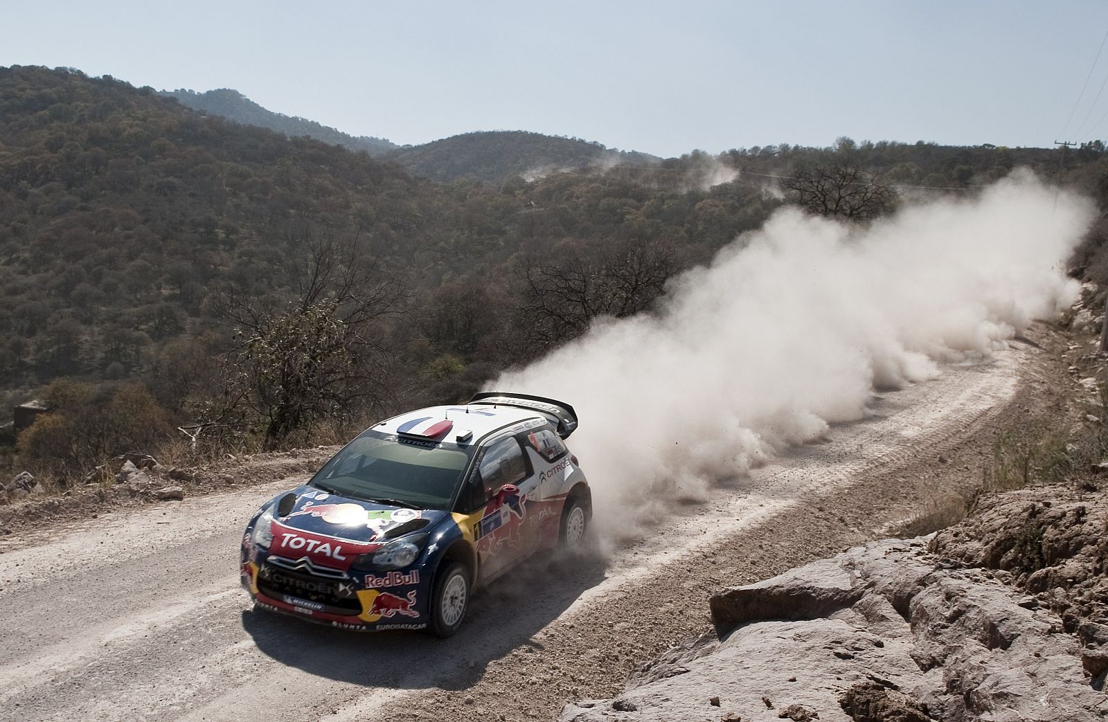 Sebastian Loeb en el rally de México