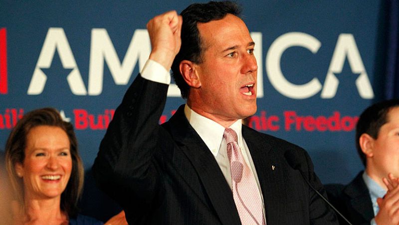 La victoria de Santorum en los estados sureños de Alabama y Misisipí alarga el 'calvario' de Romney