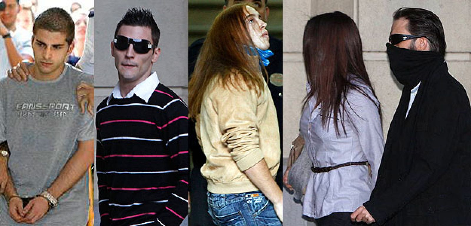 Miguel Carcaño, Samuel Benítez, 'El Cuco',  María García y Francisco Javier Delgado.