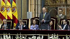El rey pide "inspiración" en la Pepa para afrontar los "momentos difíciles" que atraviesa el país