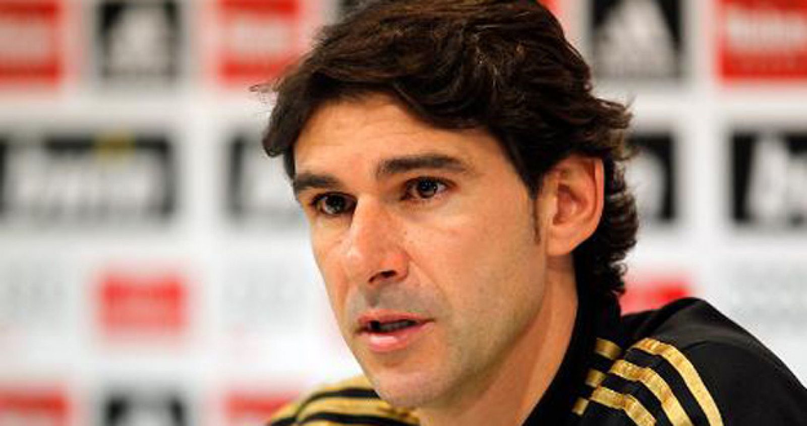 El segundo técnico del Real Madrid, Aitor Karanka, en rueda de prensa.