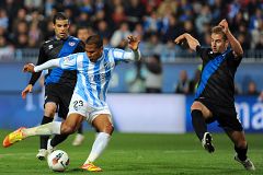 El Málaga no falla ante un Rayo Vallecano valiente (4-2)
