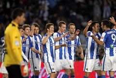 La Real Sociedad se desquita con una goleada al Rayo Vallecano