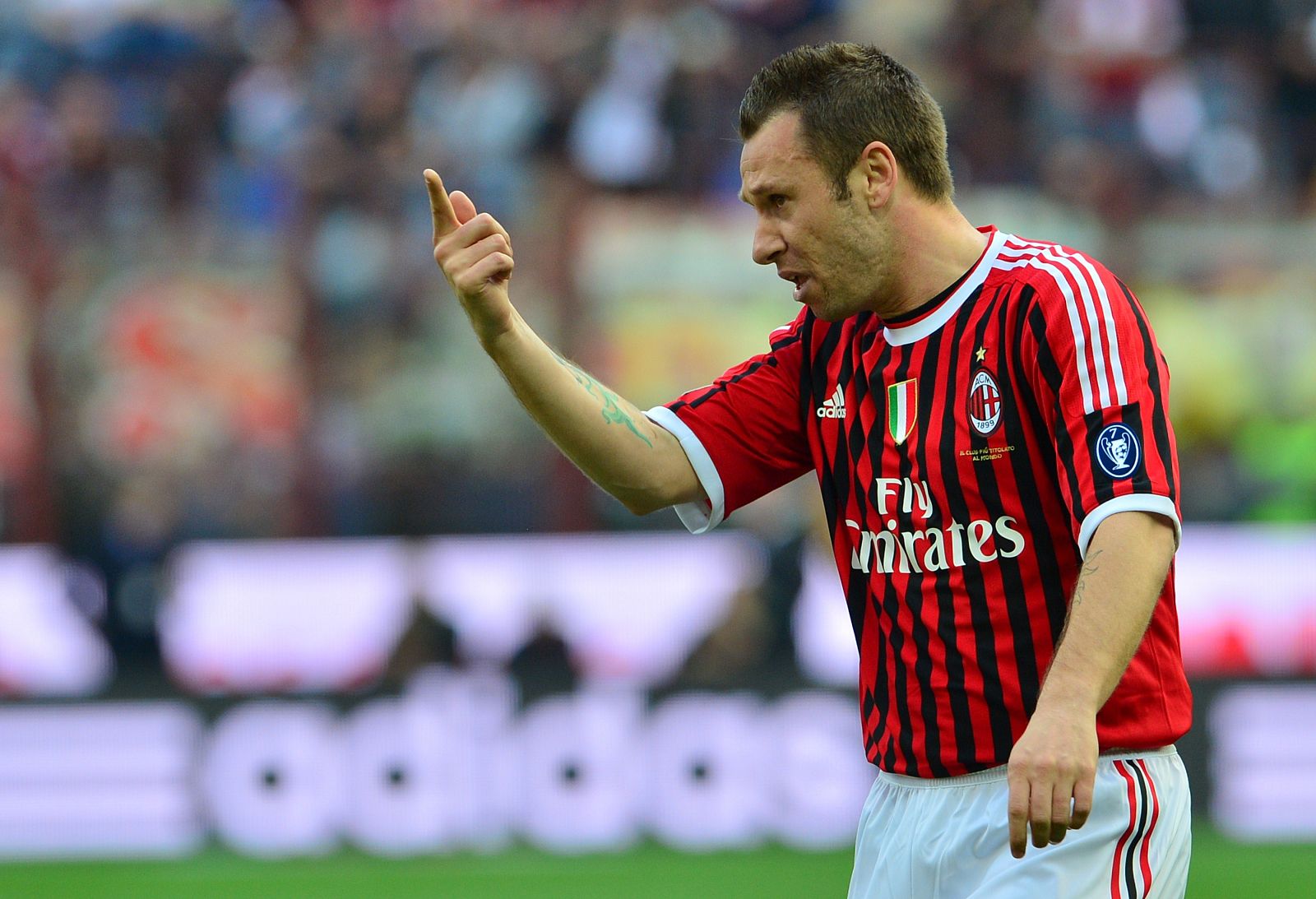 Cassano, en su regreso