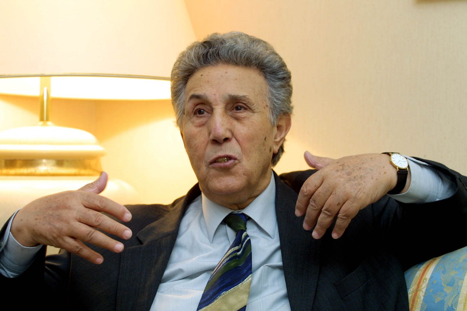 Fotografía de archivo del expresidente argelino, Ahmed Ben Bella, que ha fallecido a los 96 años.