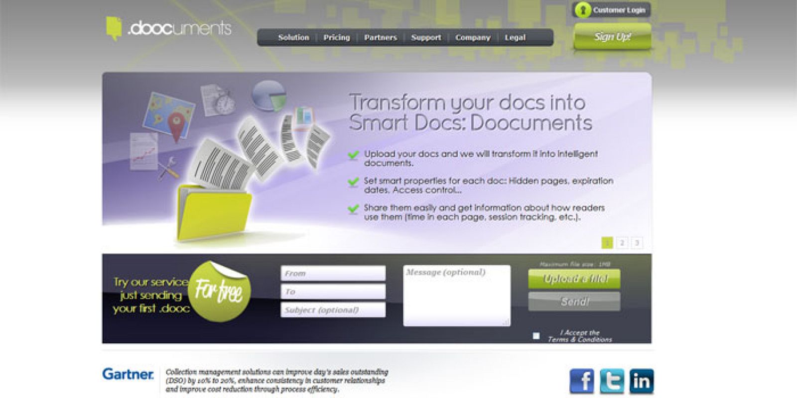 Página de Doocuments en internet