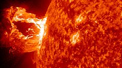 Captan una de las llamaradas solares más espectaculares de los últimos años