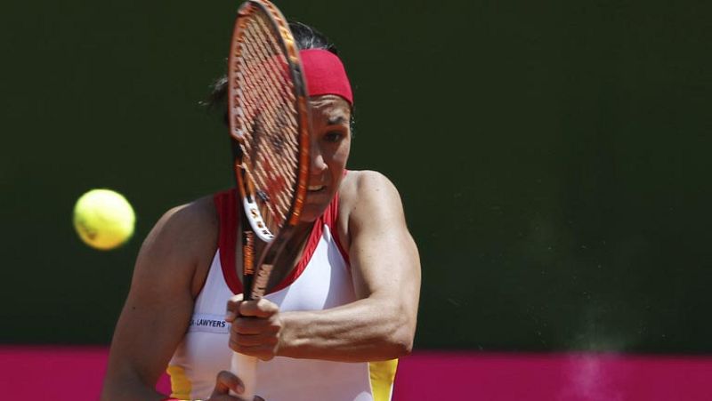 España empata con Eslovaquia en la Copa Federación (1-1)