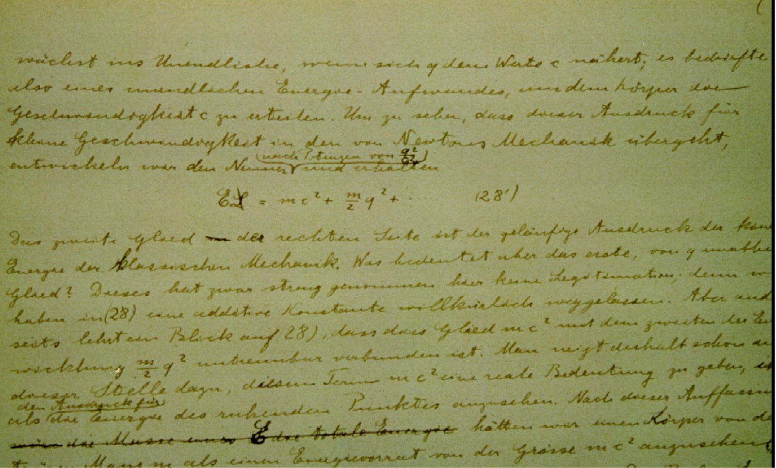 Una carta manuscrita de Einstein a subasta