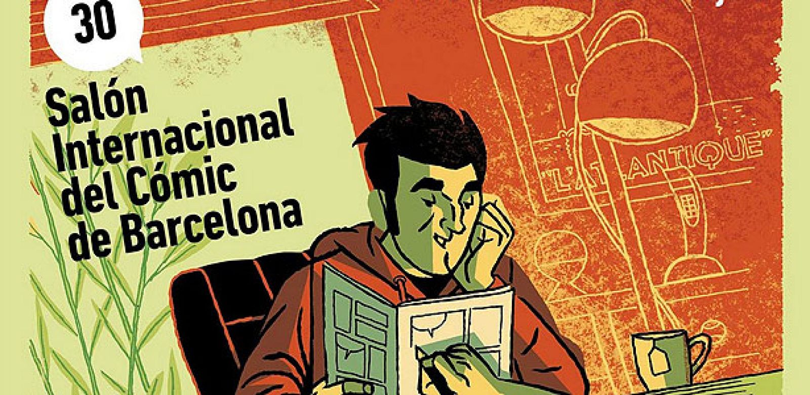 Fragmento del cartel del Salón del cómic de Barcelona 2012