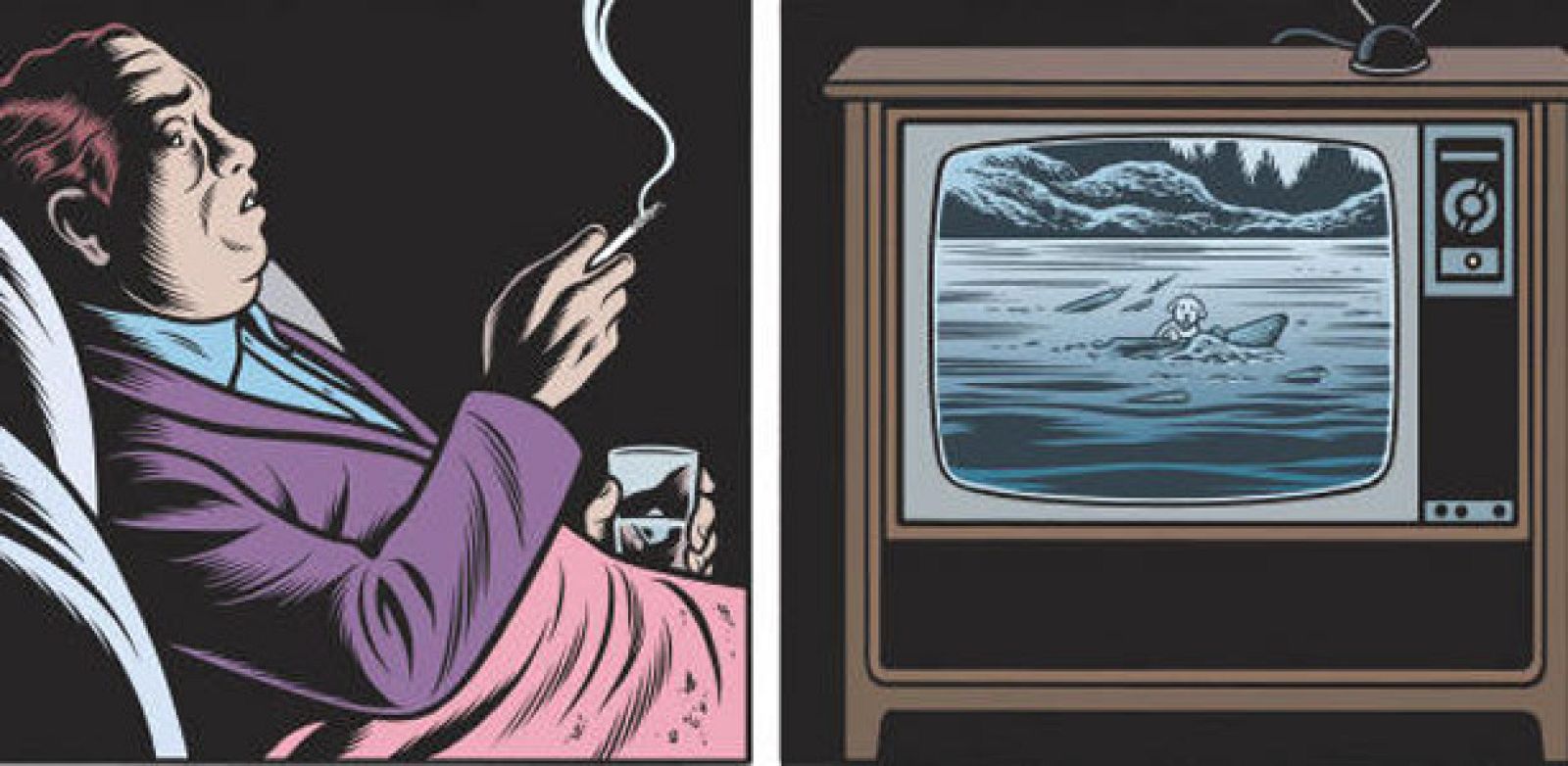 Viñeta de 'Tóxico', de Charles Burns