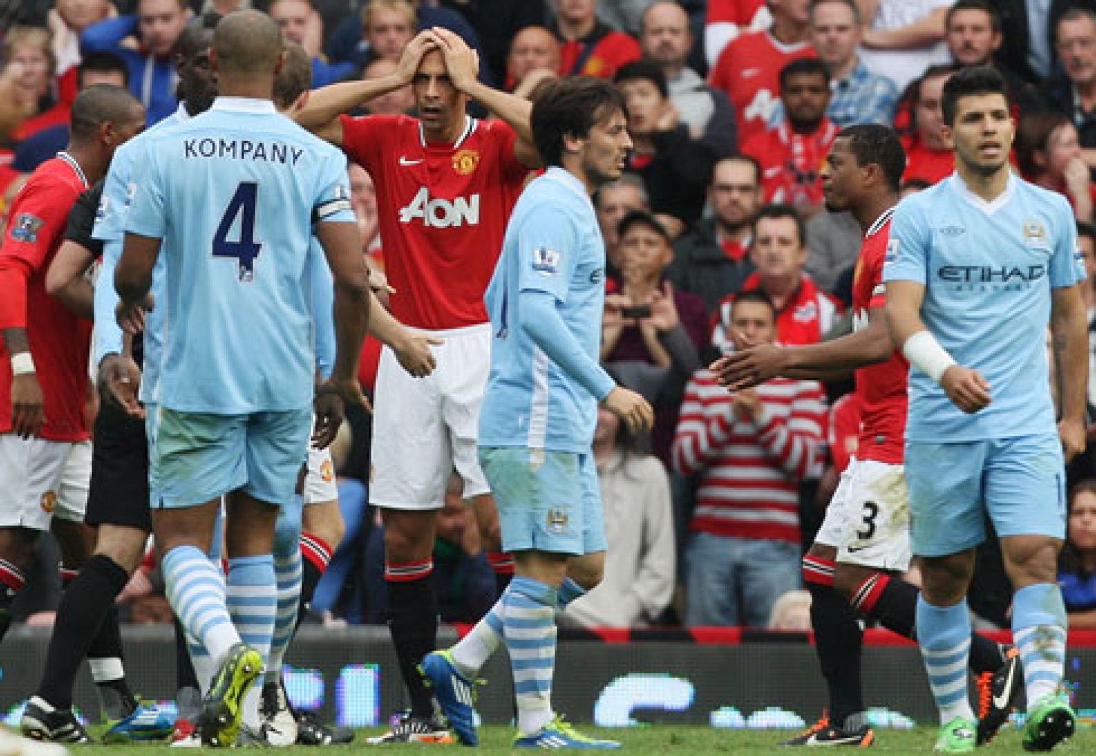 El derbi de Manchester en la Premier