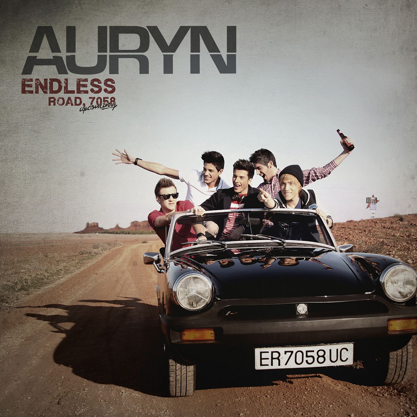Imagen de Endless Road 7058, primer álbum de Auryn