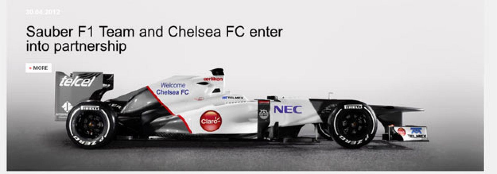 El Chelsea se alía con la escudería suiza Sauber