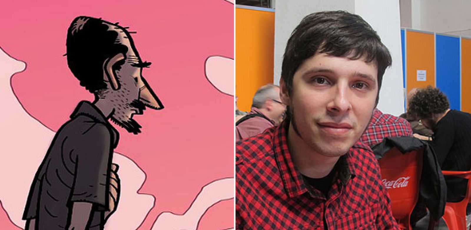 Esteban Hernández en el Salón del Cómic de Barcelona 2012