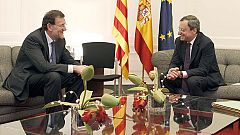Rajoy pide liquidez a Draghi para "proteger" las reformas y estimular el crecimiento