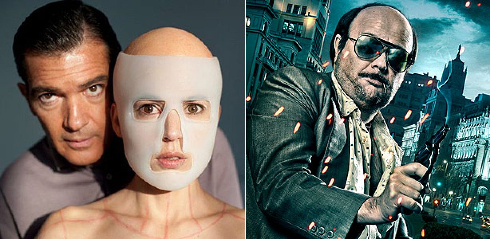 Fotografías promocionales de 'La piel que habito' y 'Torrente 4'