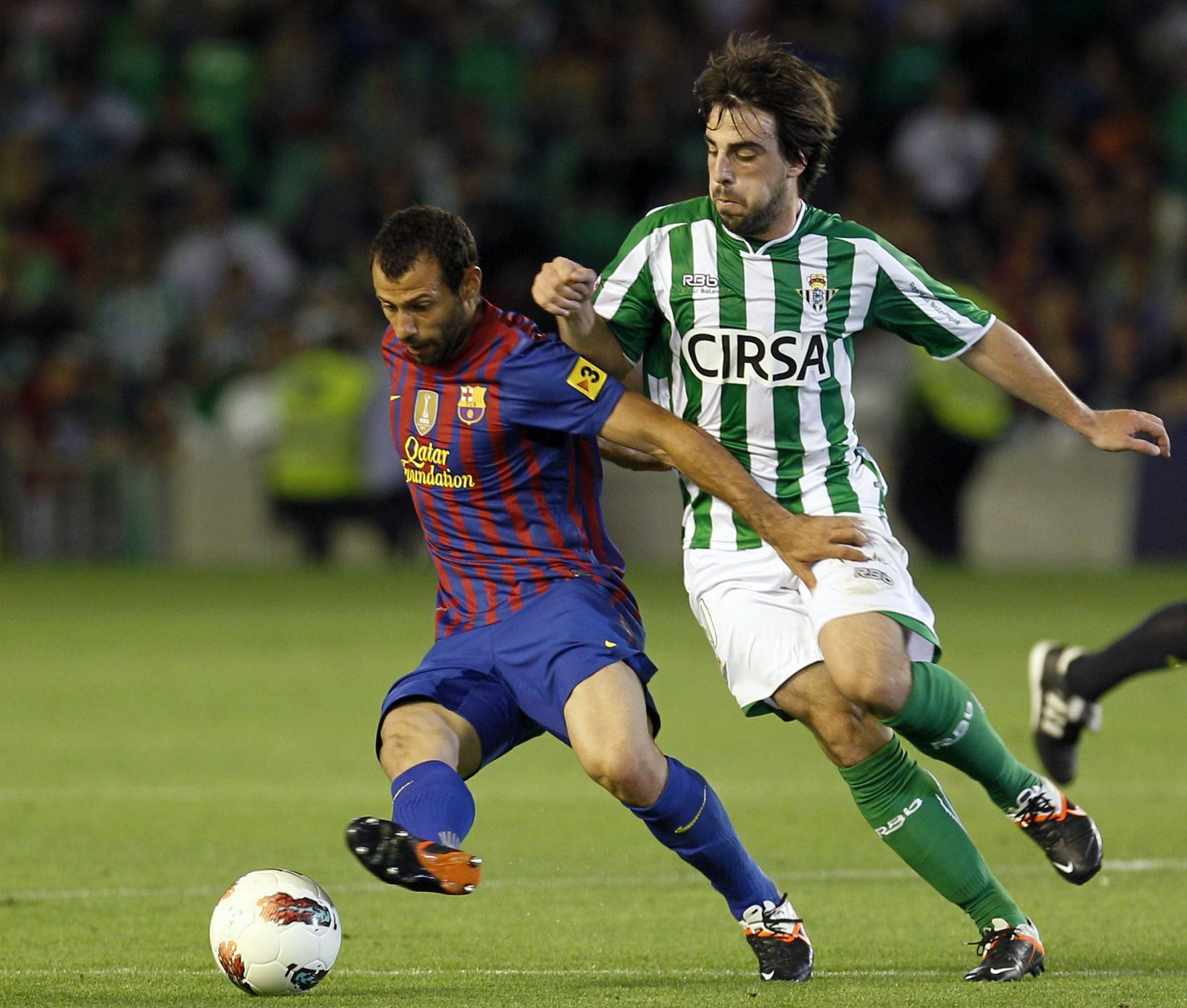 Beñat, en el partido de Liga del Betis contra el Barcelona.