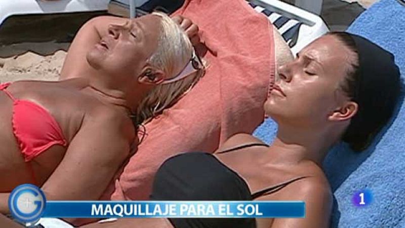 Maquillaje y bronceado en verano