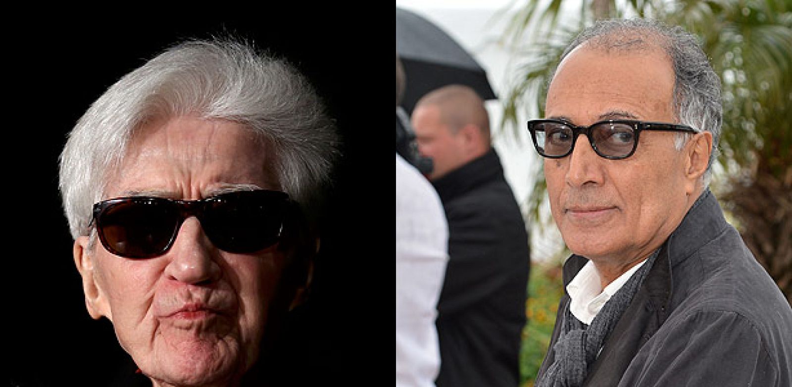 Alain Resnais (Izqda) y Abbas Kiarostami (Dcha)