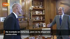 El gobernador de Florida, al rey: "He montado en elefante, pero no he disparado a ninguno"
