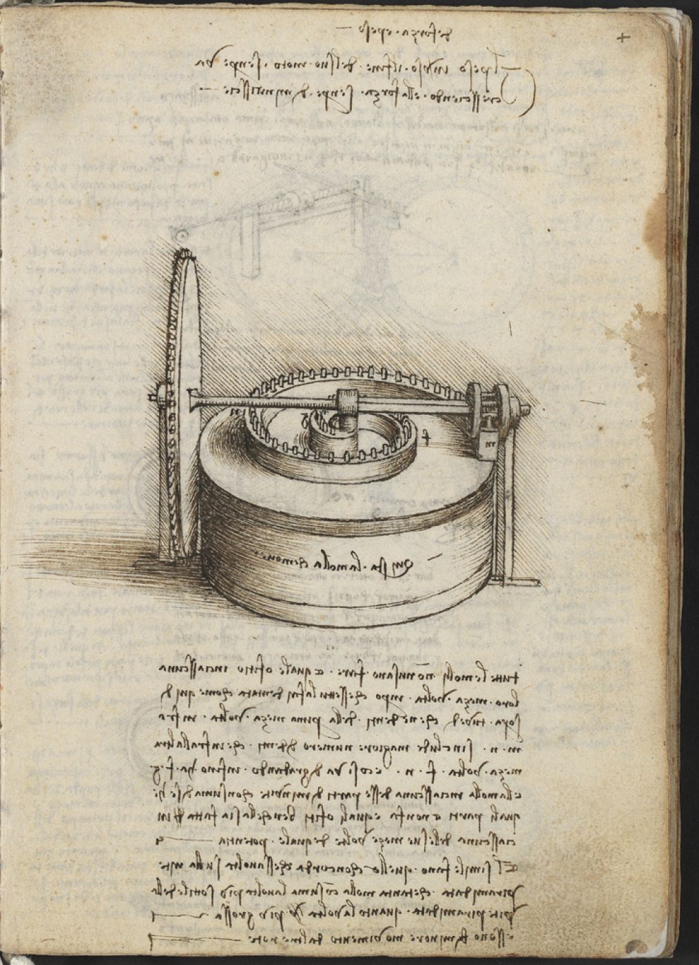 Códices Madrid. Tratado de estática y mechanica
