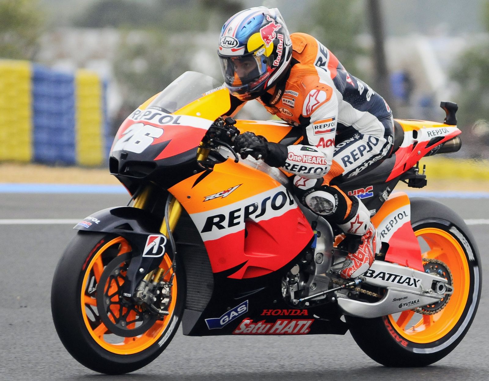 El piloto catalán de Honda, Dani Pedrosa, en una imagen de archivo.