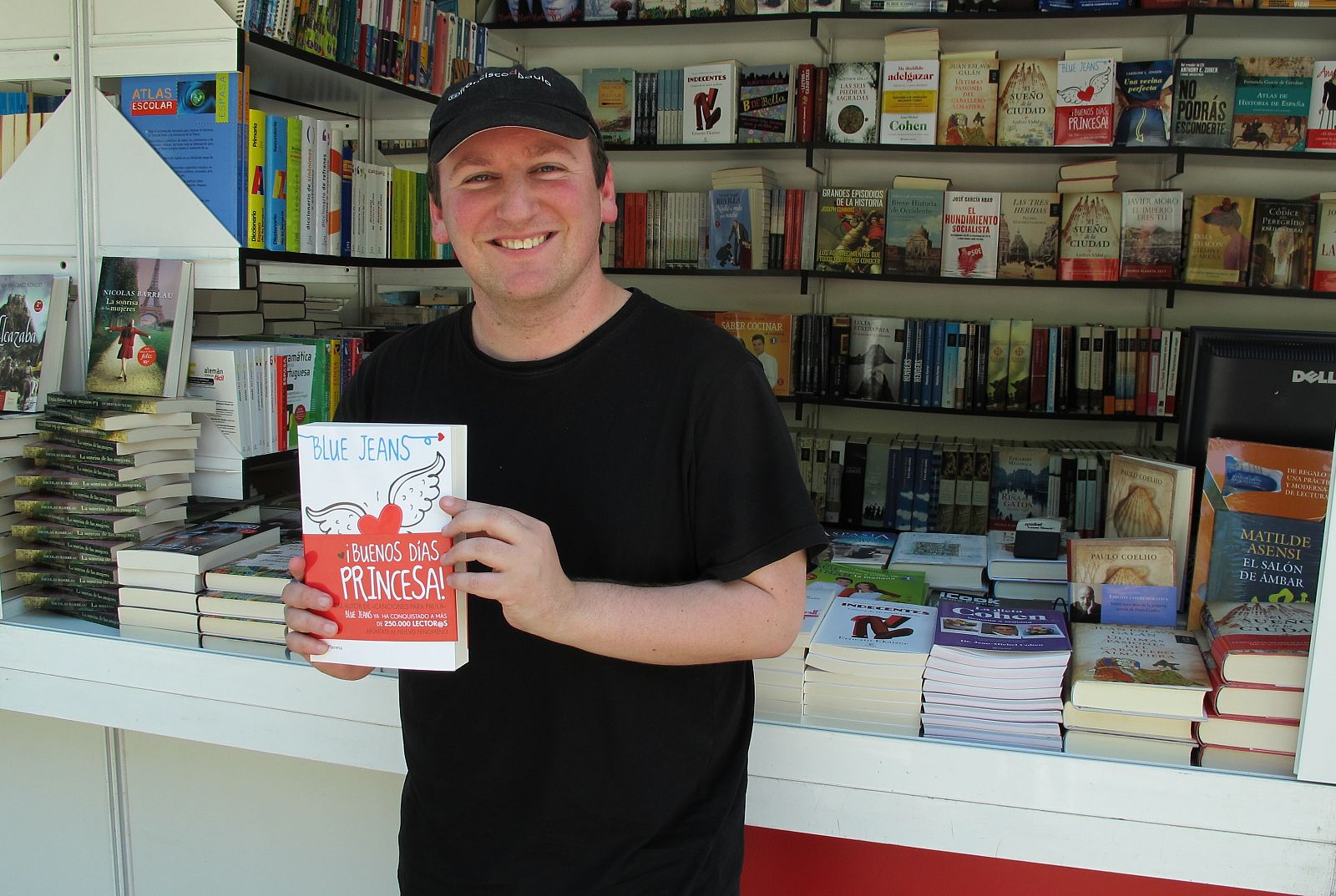 Francisco de Paula, ayer, en la Feria del Libro