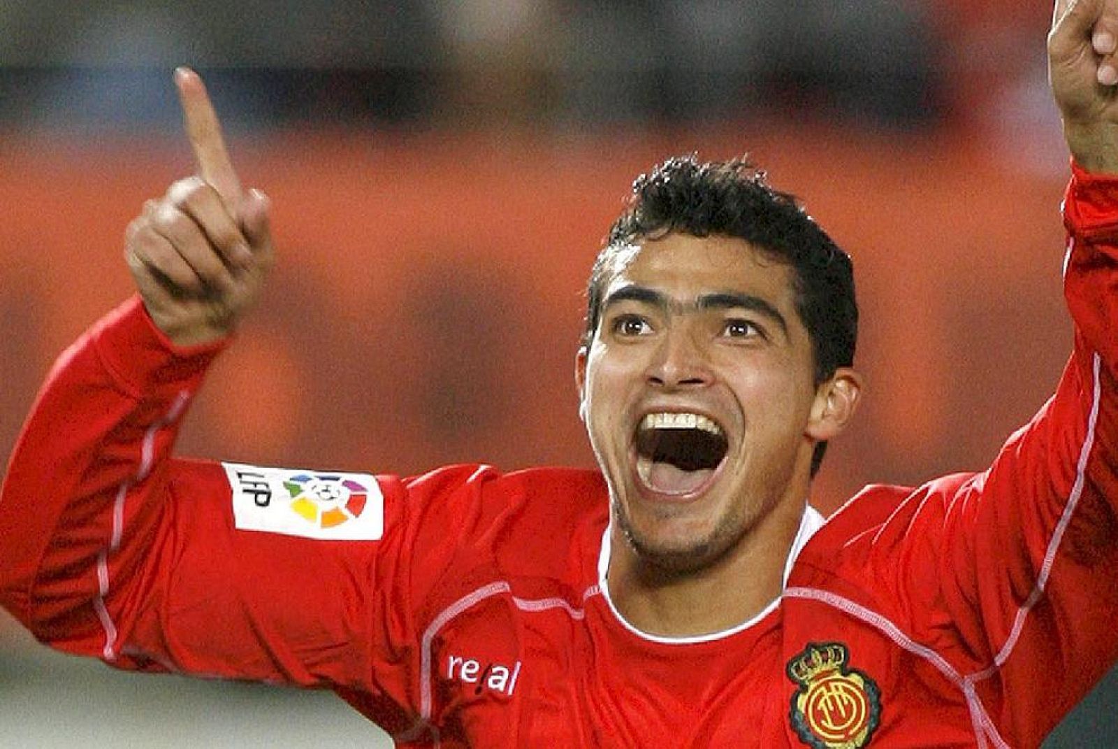 Imagen de archivo de Gonzalo 'Chori' Castro, celebrando uno de sus goles con el Mallorca.