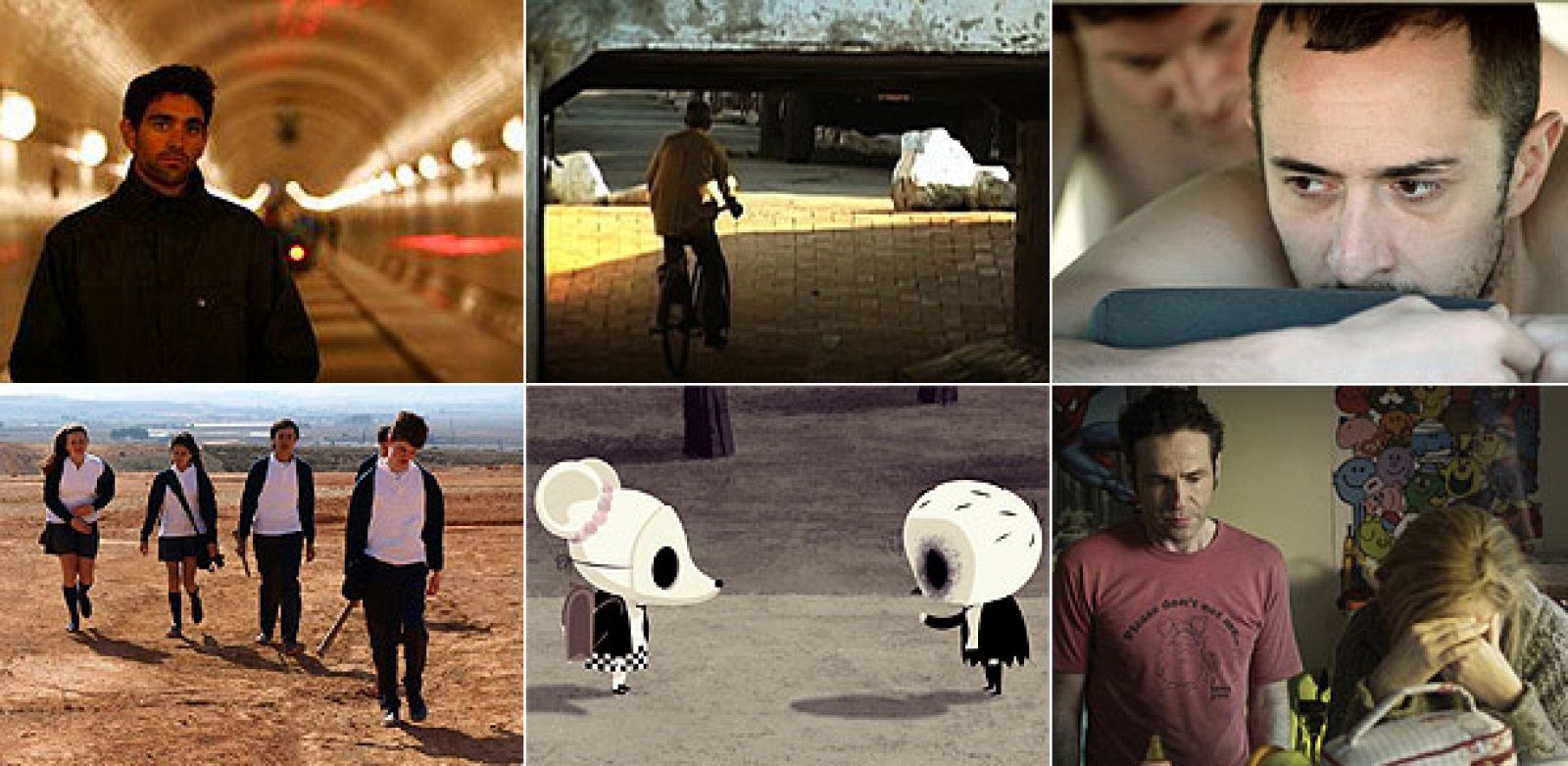 Imágenes de algunos de los cortometrajes participantes en el XIII concurso de Versión Española-SGAE